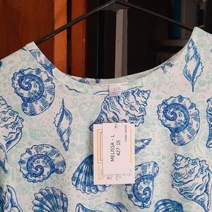 Melissa large beautiful colors with seashells